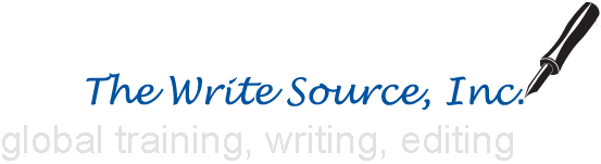 The Write Source: Technical Writing, Webinar-Based Training and Technical Editing